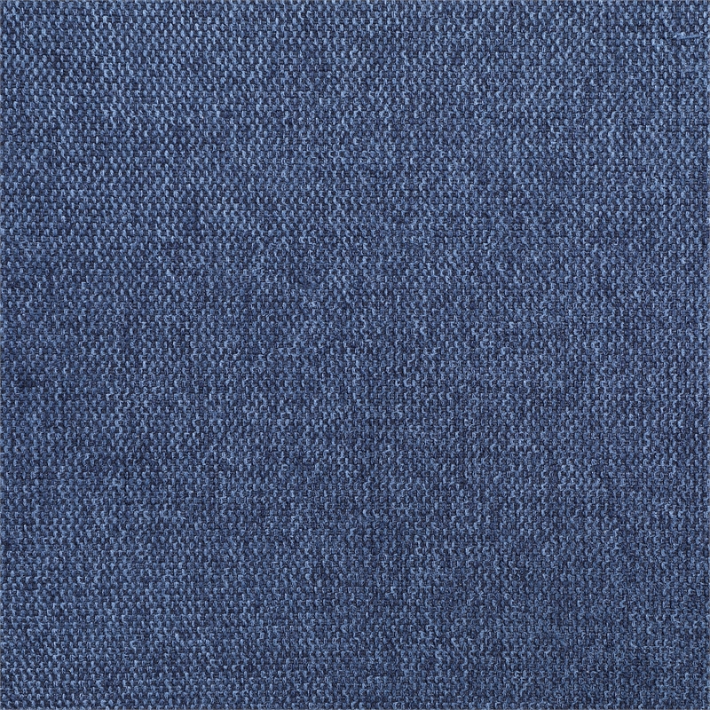 Pemberly Row Contemporary Transitional Navy Finish Fabric Bench