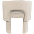 Pemberly Row Modern Beige Fabric Dining Chair / Accent Chair