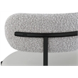 Pemberly Row Modern Taupe Vegan Leather Seat Stool (Set of 2)