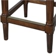 Pemberly Row Modern 31in.H Square Bar Stool- Distressed Walnut