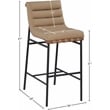 Pemberly Row Modern / Contemporary Tan Vegan Leather Bar Stool