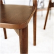 Pemberly Row Mid Century Modern Solid Wood Walnut Dining Chairs (Set of 2)