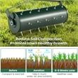 Pemberly Row 21 inch Manual Lawn Aerator Heavy Duty Grass Tool Green