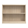 Pemberly Row Small 2 Shelf Bookcase in Natural Elm - Engineered Wood