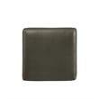 Pemberly Row Contemporary Vanity Stool with Acrylic Leg in Dark