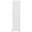 Pemberly Row Tall Narrow Storage Cabinet in White - Engineered Wood