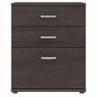 Pemberly Row Floor Storage Cabinet with Drawers in Storm Gray - Engineered Wood