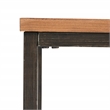 Pemberly Row Modern / Contemporary 2-Tier Console Table Brown