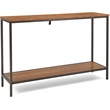 Pemberly Row Modern / Contemporary 2-Tier Console Table Brown