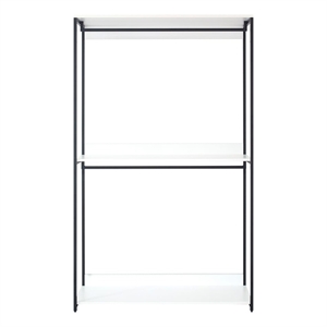 Pemberly Row 47&quot Wood and Metal Walk-in Closet with One Shelf