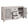 Pemberly Row Contemporary Wood Dresser in Weathered Light Gray