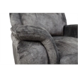 Pemberly Row Park City Polyester Fabric Power Glider Recliner in Slate