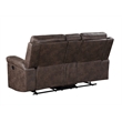Pemberly Row 2-Piece Fabric Power Loveseat and Sofa Set in Mocha