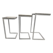Pemberly Row Modern / Contemporary Nesting Table Set in Whitewash