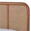 Pemberly Row Modern Brown Finished Wood Queen Size Platform Bed