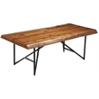 Pemberly Row Wood Coffee-Cocktail Table in Light Walnut (Brown)