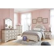 Pemberly Row Set of 2 Engineered Wood 6 Drawer Double Dresser & 5 Drawer Chest