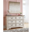 Pemberly Row Set of 2 Engineered Wood 6 Drawer Double Dresser & 5 Drawer Chest