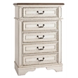 Pemberly Row Set of 2 Engineered Wood 6 Drawer Double Dresser & 5 Drawer Chest