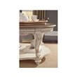 Pemberly Row Set of 3 Round End Table & Oval Coffee Table in White and Brown