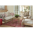 Pemberly Row Set of 2 Patio Sofa and Arm Chair in Beige