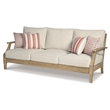 Pemberly Row Set of 2 Patio Sofa and Arm Chair in Beige