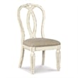 Pemberly Row Set of 9 Extendable Dining Table and Side Chair in Chipped White