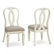 Pemberly Row Set of 9 Extendable Dining Table and Side Chair in Chipped White