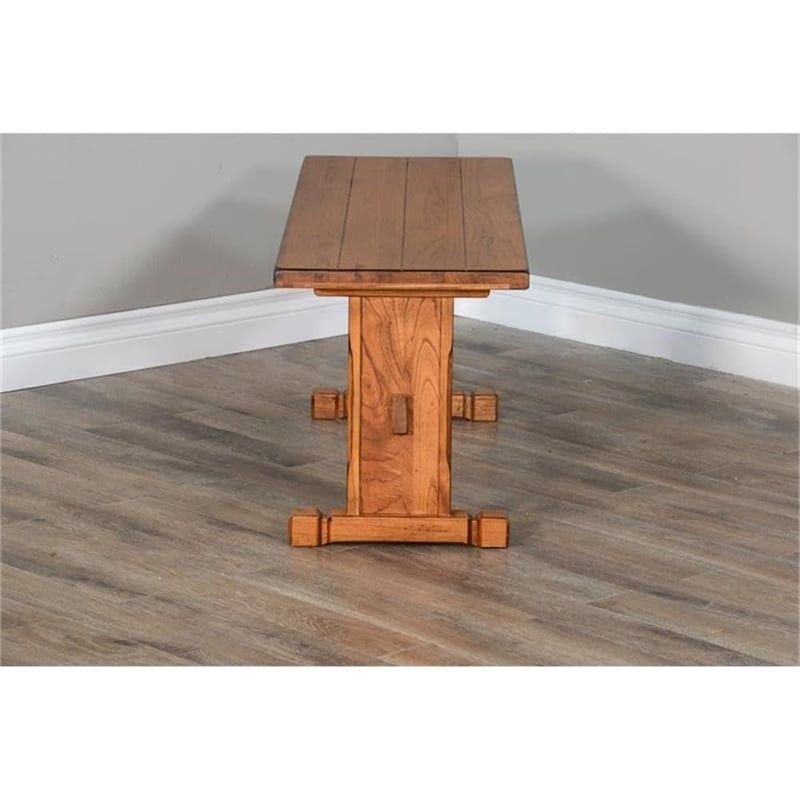 Pemberly Row 4-pieces Corner Dining Set/Breakfast Nook in Oak with Storage Space