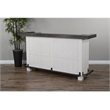 Pemberly Row Wood Home Bar with 2 Shelves and 3 Drawers in Espresso