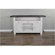 Pemberly Row Wood Home Bar with 2 Shelves and 3 Drawers in Espresso