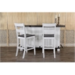 Pemberly Row Wood Home Bar with 2 Shelves and 3 Drawers in Espresso