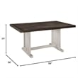 Pemberly Row 4PCs Corner Dining Set/Breakfast Nook in Brown with Storage Space