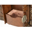 Pemberly Row Traditional 9-Drawers Wood Dresser - Classic Chestnut