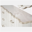 Pemberly Row Transitional Dresser with Mirror - Creamy Pearl