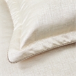 Pemberly Row Contemporary 4-Piece King Comforter Set - Ivory