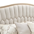 Pemberly Row Contemporary Eastern King Chenille Wingback Bed in Dove Gray