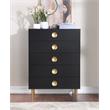 Pemberly Row Set of 5 Full Bed & Dresser & Chest & 2 Nightstands