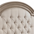 Pemberly Row Contemporary Driftwood Gray Wood Upholstered Panel King Bed