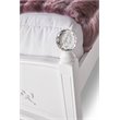Pemberly Row Contemporary 3 Piece Twin Bedroom Set in White Finish