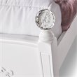 Pemberly Row Contemporary 4 Piece Twin Platform Bedroom Set in White