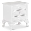 Pemberly Row Contemporary Engineered Wood 6PC Twin Bedroom Set in White