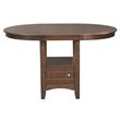 Pemberly Row Transitional Extendable Counter Height Dining Table