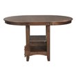 Pemberly Row Transitional Extendable Counter Height Dining Table