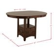 Pemberly Row Contemporary 5 Piece Extendable Counter Dining Set