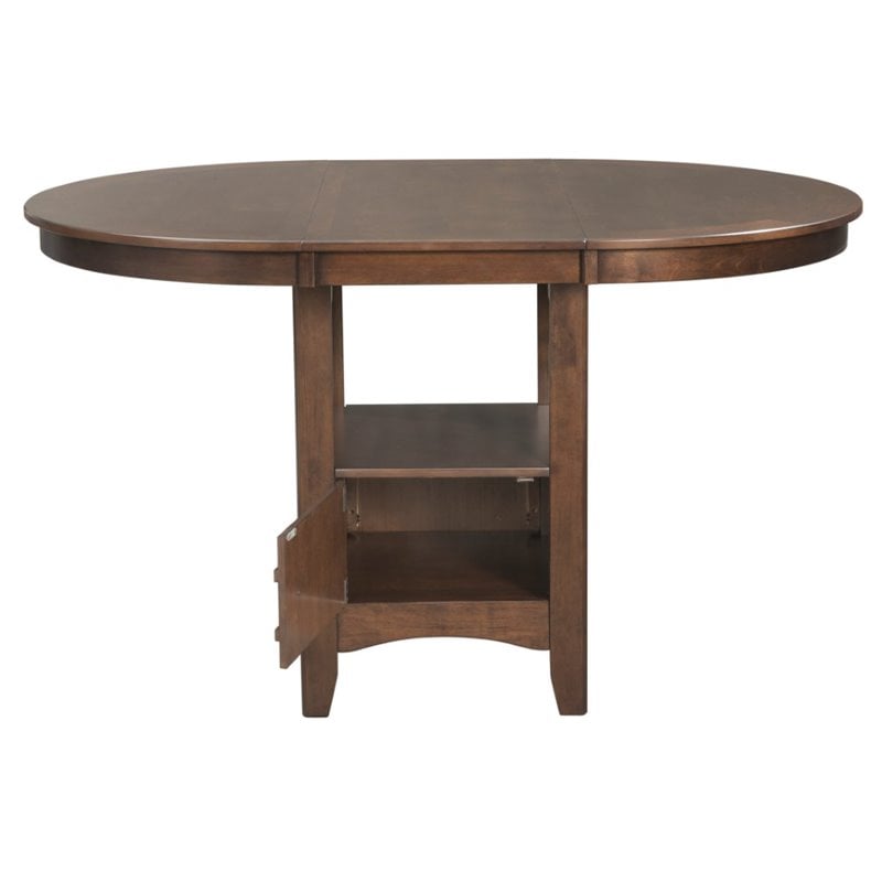 Pemberly Row Contemporary 5 Piece Extendable Counter Dining Set