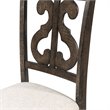 Pemberly Row Contemporary 7 Piece Round Dining Set in Walnut