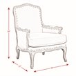 Pemberly Row Modern Modern Wood Cream Furnishings Accent Chair