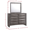 Pemberly Row Contemporary Wood King Storage 4 Piece Bedroom Set in Gray