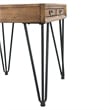 Pemberly Row Transitional Tanner End Table with Pull Out Tray in Brown